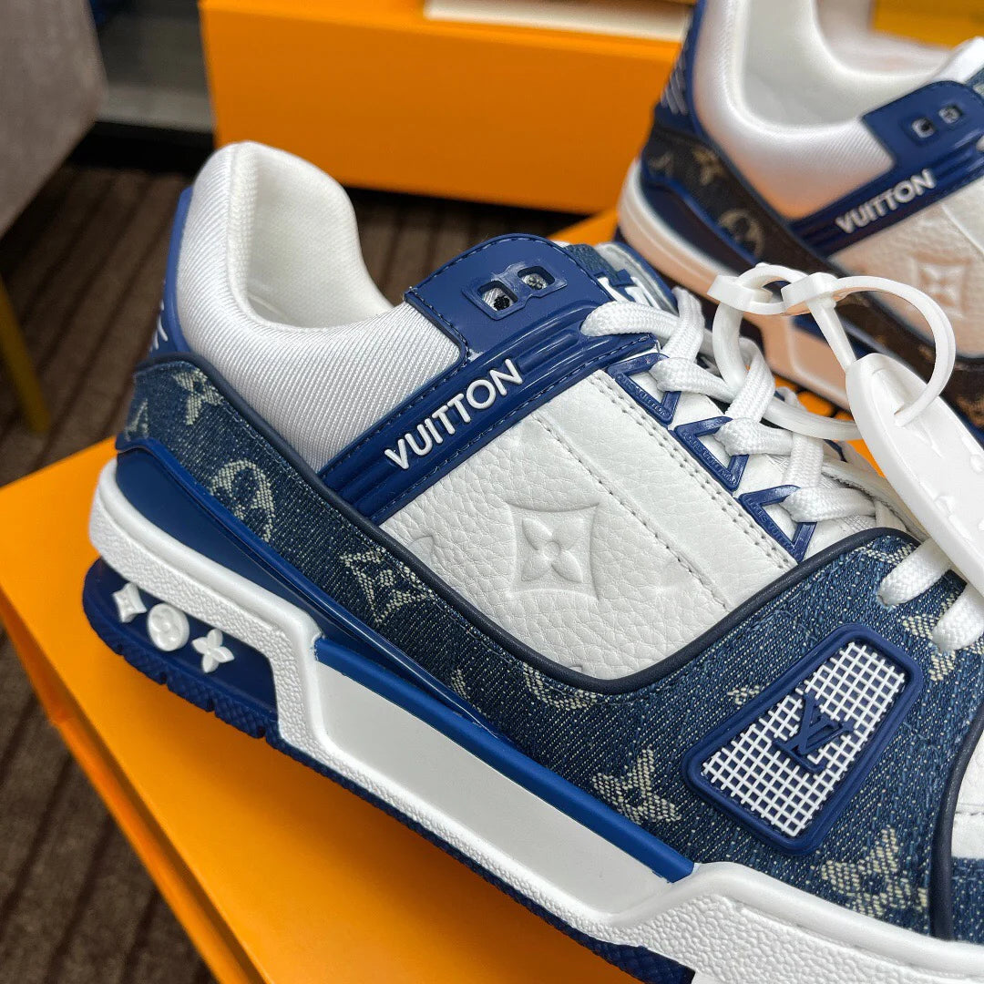 LV Trainer Sneaker – Blue
