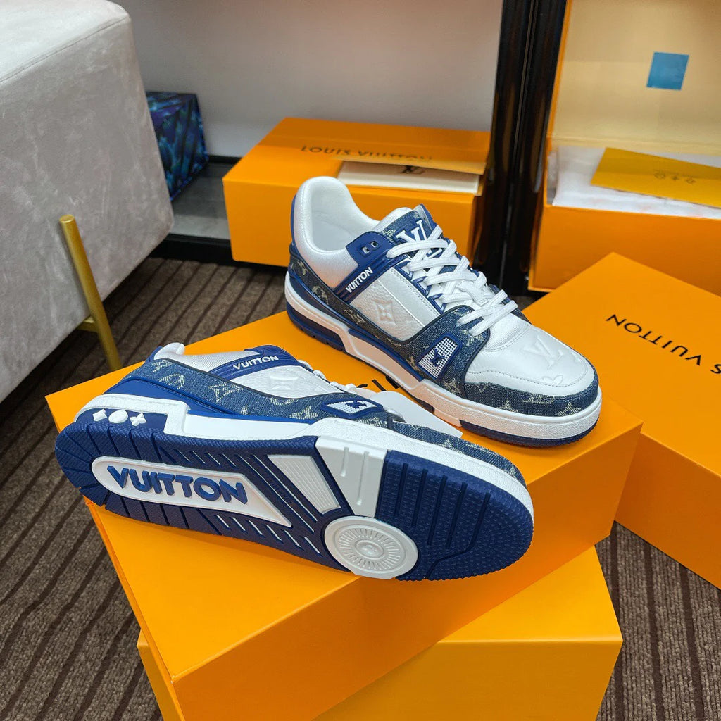 LV Trainer Sneaker – Blue
