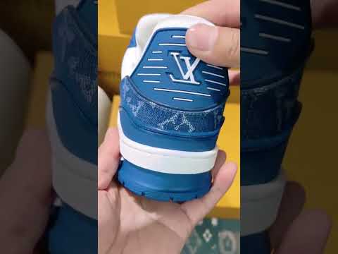 LV Trainer Sneaker – Blue